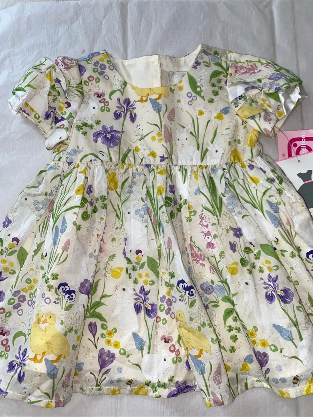NWT Rare Editions Baby Girls Floral Dress Bloomer Set 6-9M